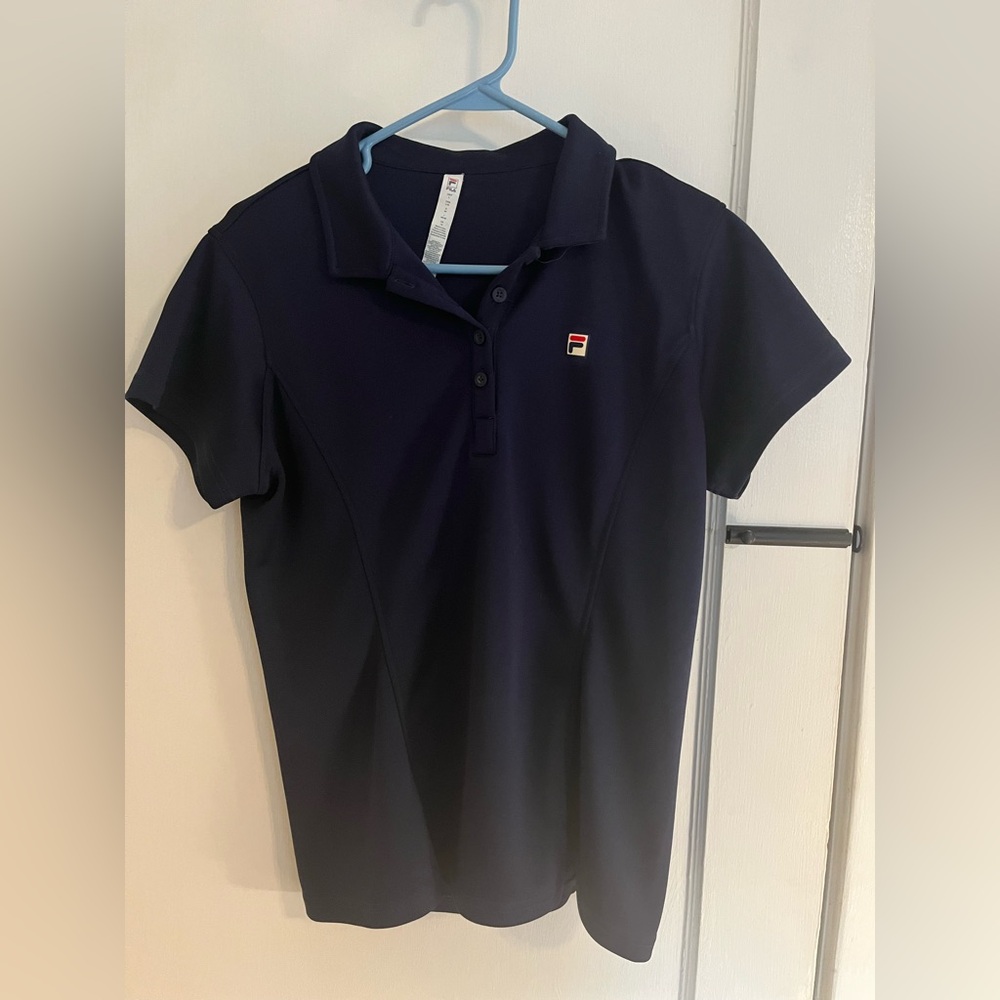 Fila Dark Blue Polo Tennis Shirt